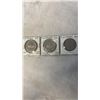 Image 1 : 3 CANADIAN DOLLAR COINS 1973 (PEI CENTENNIAL) 1974 (WINNIPEG CENTENNIAL) 1975