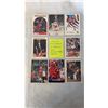 Image 1 : HAKEEM OLAJUWON - 8 DIFFERENT NBA BASKETBALL CARDS