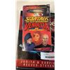 Image 4 : 6 STAR TREK BOOKS WITH 1995 STARTREK VOYAGERS CARD SET