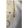 Image 2 : LOT OF JEWELRY INCLUDING 18K PLATED NECKLACE