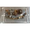 Image 2 : CASE OF JEWELRY INCLUDING BULOVA WATCH