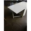Image 2 : WHITE IKEA DROP SIDE TABLE W/ DRAWERS