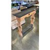 Image 1 : WOODEN 2 TIER PLANT STAND