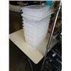 Image 1 : LOT OF PLASTIC STORAGE BINS