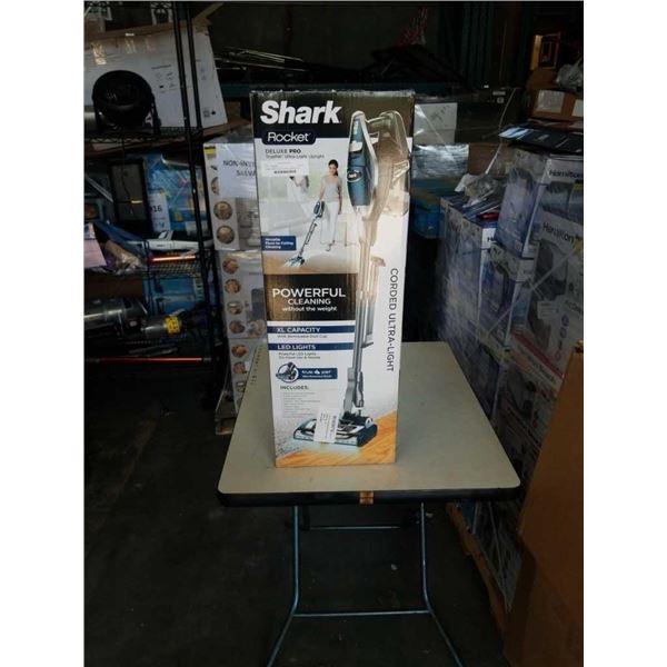 SHARK ROCKET DELUXE PRO CORDED STICK VACUUM TESTED AND WORKING - RETAIL $299