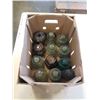 Image 1 : LOT OF GLASS AND PORCELAIN INSULATORS