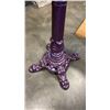 Image 3 : PURPLE CAST IRON PEDESTLE TABLE BASE