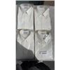 Image 1 : LOT OF 4 NEW CLASSY FORMAL WEAR SHIRTS  SIZE LARGE  34/35