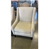 Image 2 : PAIR OF UPHOLSTERED ACCENT ARMCHAIRS