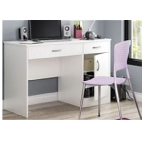 AS NEW AXESS WHITE WORK DESK  - RETAIL $239