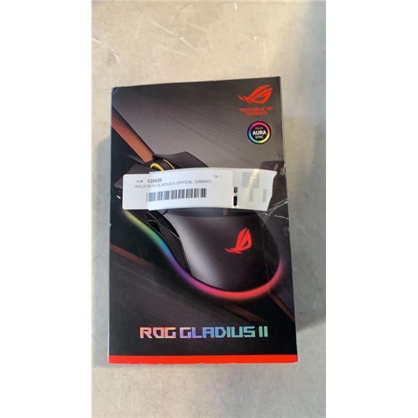 ASUS ROG GLADIUS II OPTICAL GAMING MOUSE  - RETAIL $129