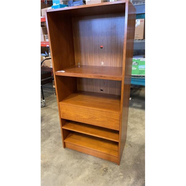 TEAK ENTERTAINMENT UNIT MADE IN DENMARK 63.5  X 30 