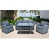 Image 1 : NEW MY PATIO SEYCHELLE 4 PIECE PATIO DINING SET - RETAIL $1299