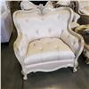 Image 3 : NEW MICHEAL AMINI LAVELLE CLASSIC PEARL TUFTED VELVET ARMCHAIR MSRP $1800
