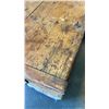 Image 7 : VINTAGE WOODEN STEAMER TRUNK