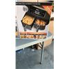 Image 2 : NINJA FOODI 2 BASKET AIR FRYER TESTED AND WORKING - RETAIL $189