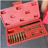 Image 2 : NEW 15 PC METRIC THREAD REPAIR KIT , TACK LIFE  MAGNETIC LEVEL RULER AND LOCK BOX