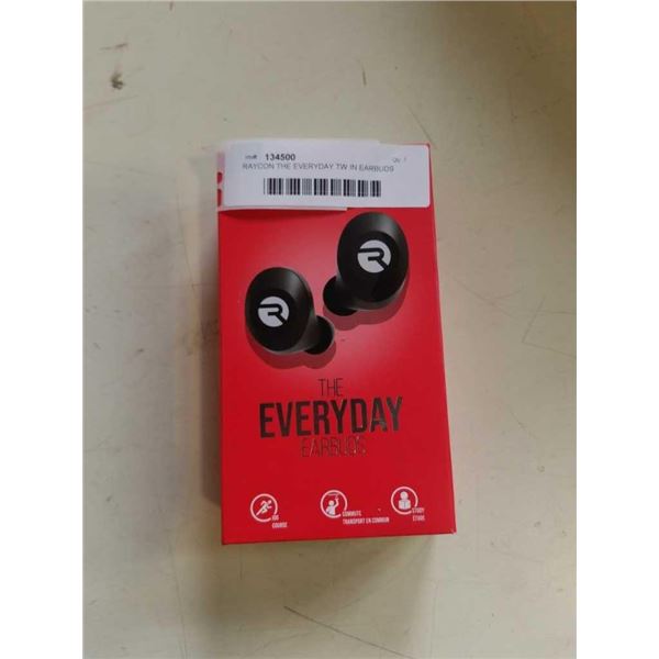 RAYCON THE EVERYDAY TW IN EARBUDS TESTED AND WORKING - RETAIL $99