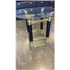 Image 3 : GLASSTOP COFFEE TABLE AND SIDE TABLE