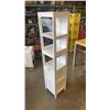 Image 2 : WHITE SLIM DESIGN SHELVING UNIT