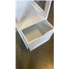 Image 4 : WHITE SLIM DESIGN SHELVING UNIT