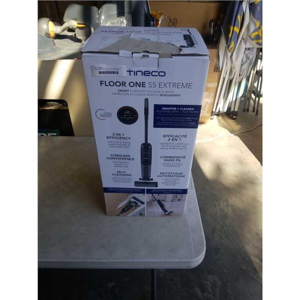 TINECO FLOOR ONE S5 EXTREME SMART CORDLESS VACUUM TESTED AND WORKING - RETAIL $649