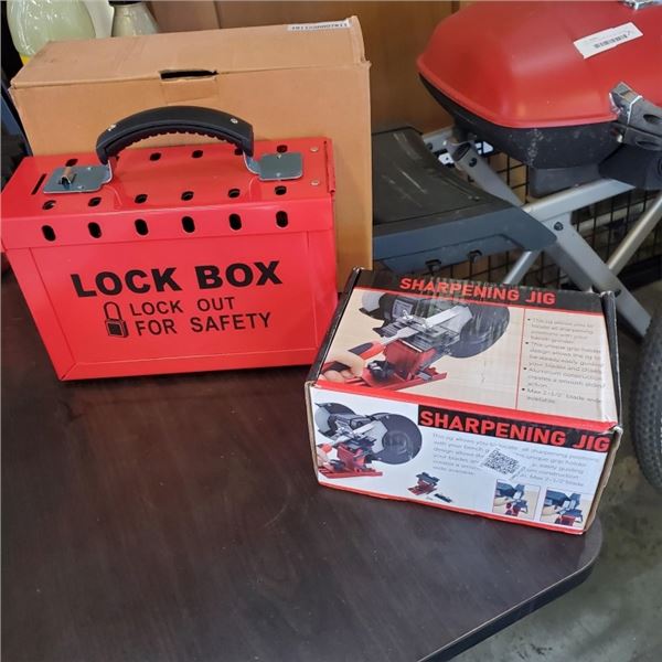 NEW SHARPENING JIG AND LOCKBOX