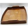 Image 1 : Large Antique Wood Serving Tray