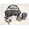 Image 1 : Lot of vintage camera, lenses, and gear