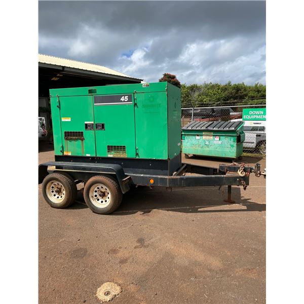 MQ WhisperWatt 45KVA AC Towable Generator, Needs Repair