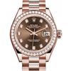 Image 1 : Rolex 28MM President RG with Diamond Bezel Model # 279135