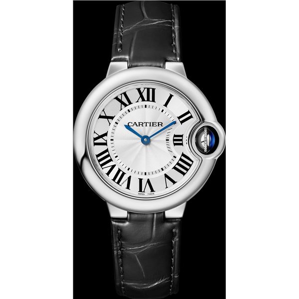 Cartier 33MM Ballon Bleu on Strap Model #WSBB0034