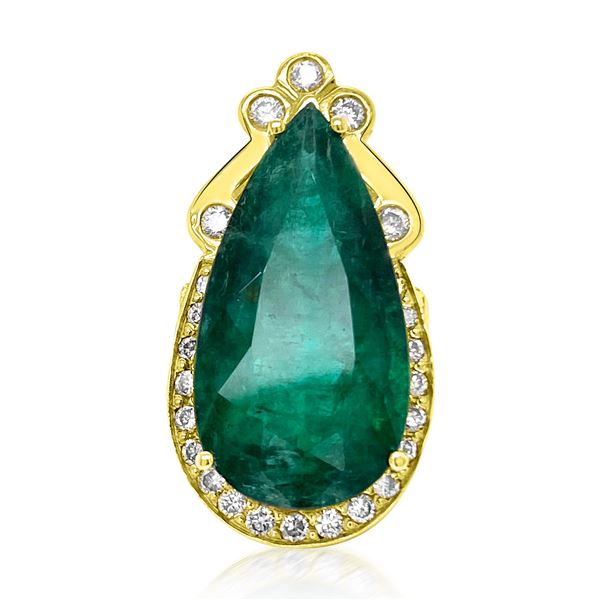 16.02ct EMERALD 14K YELLOW Gold 11.2gm Ring