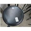 Image 2 : 5-Black Padded Swivel Bar Stools - 5 X $