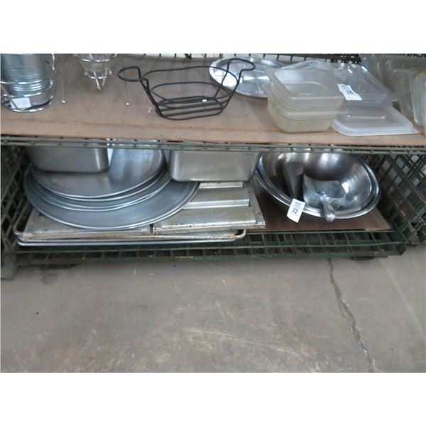 Full Size Sheet Pans, Mixing Bowls & Ice Scoop