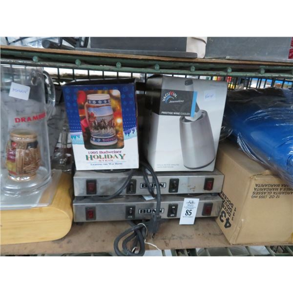 Bunn Double Decanter Warmers - 2, Back Bar Condiment Bins & Mugs/Pitchers