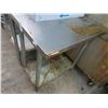 Image 2 : S/S 18 x 24 Table w/Undershelf