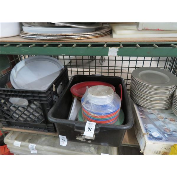 Assorted Dishes, Glass Mugs