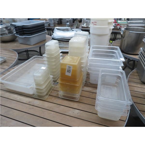 Assorted Size Cambro Insert Pans