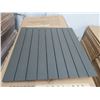 Image 2 : 24-Gray Aluminum Plank Patio Table Top - 24 X $