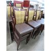 Image 1 : 43-Cherry Padded Dining Chairs - 43 X $