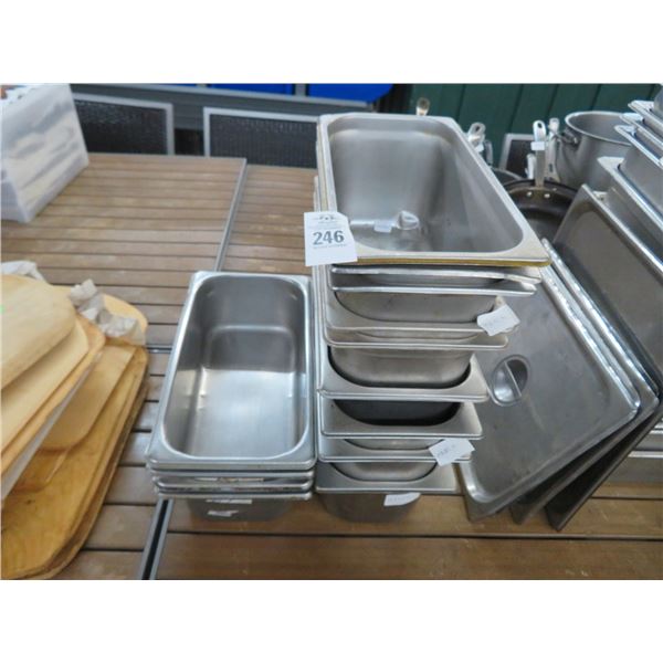 13-Assorted Third Insert Pans - 13 X $