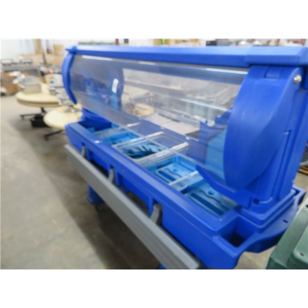 Cambro Salad Bar w/Tray Slide & Sneeze Guard