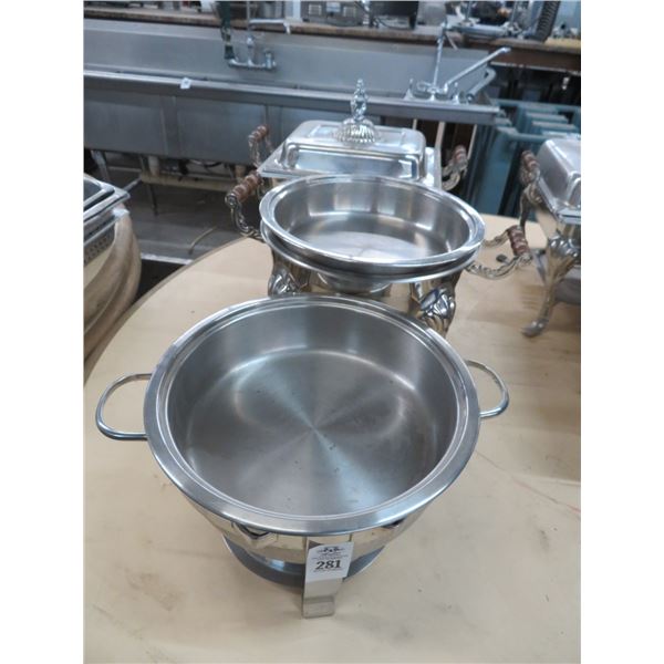 Small Round & Square Chafing Dishes