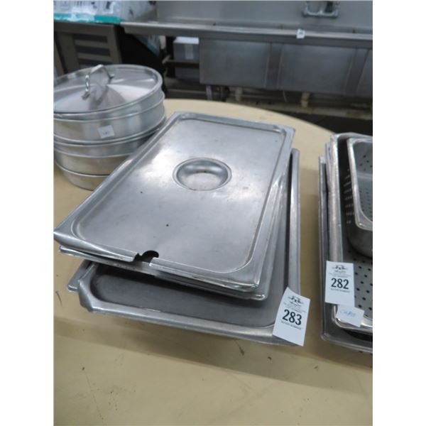 Full Size X 4 Insert Pan w/Lids