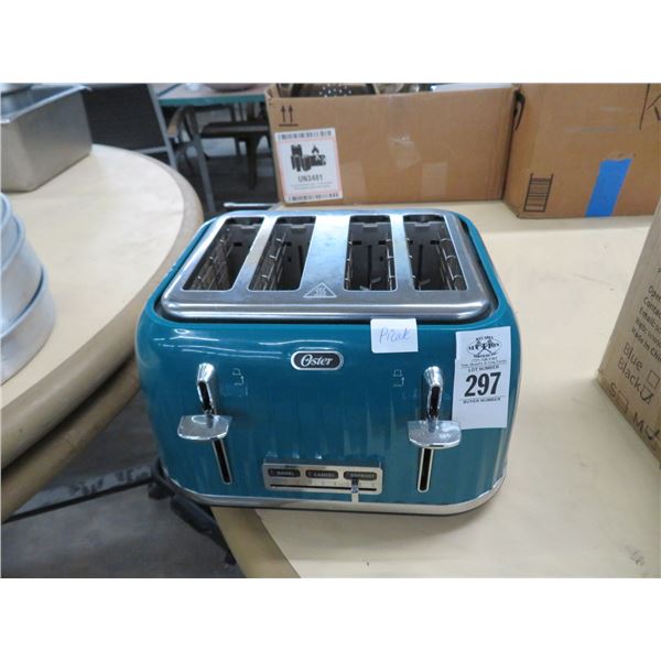 Astor 4 Slice Turquoise Toaster