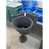 Image 1 : Black Pedestal 3 Basket Merchandiser