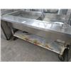 Image 1 : 5' S/S Rolling Beer Trough w/Undershelf