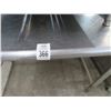 Image 2 : S/S Bullnose 4' Roll Table w/Undershelf