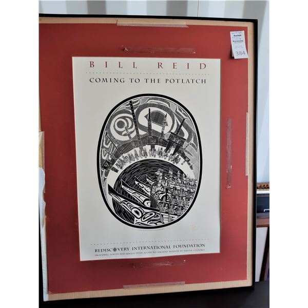 Signed Bill Reid Poster Cat A